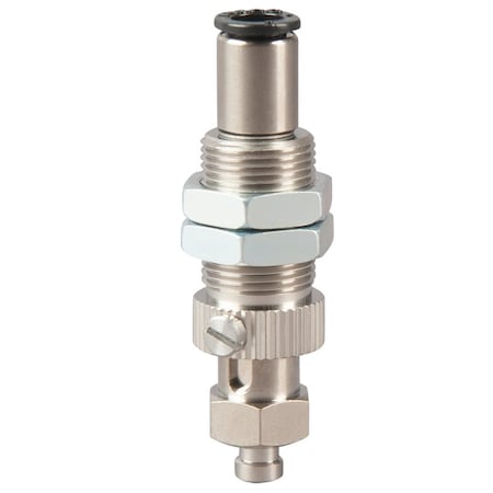 Fipa Spring leveler, torsionally rigid, travel = 6 mm, M4-female 50.103